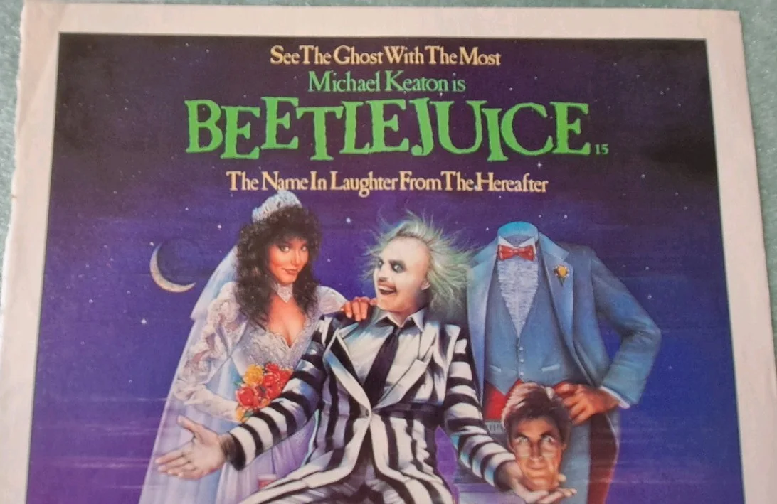 BEETLEJUICE - 1988 -Michael Keaton - Original Film Magazine Ad - Pre - Release, изображение 2