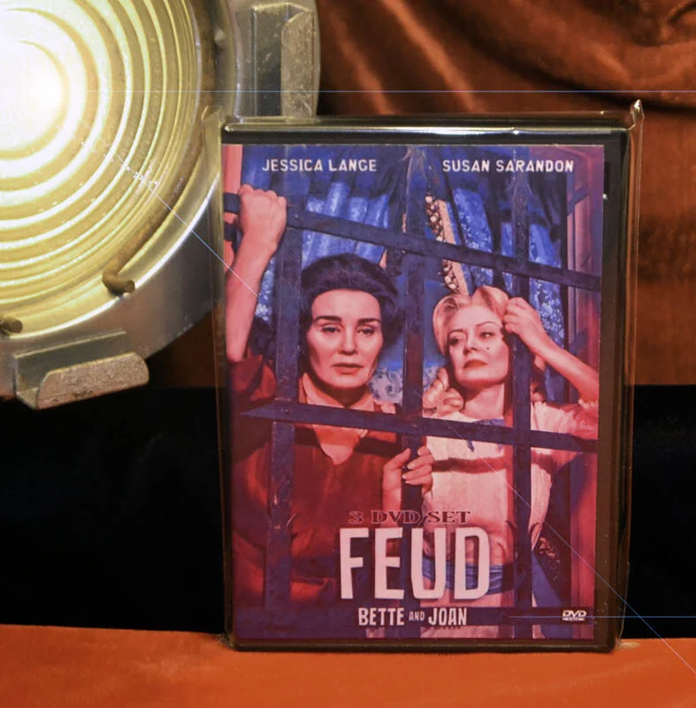 JOAN CRAWFORD, BETTE DAVIS — BETTE DAVIS & JOAN CRAWFORD " FEUD DVD " SIGNED AUTOGRAPHS, COA Frame, image 3