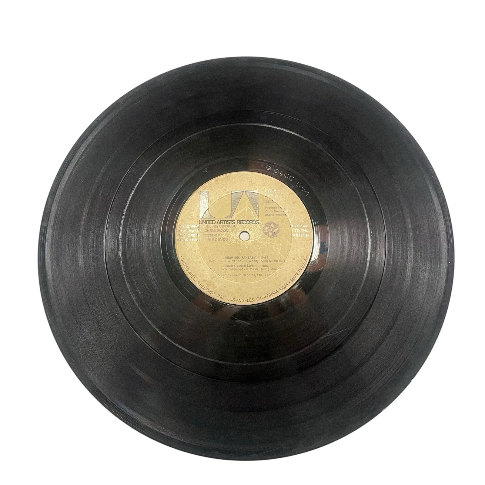 Steve Winwood Signed Autographed Welcome To The Canteen Vinyl Album, изображение 5