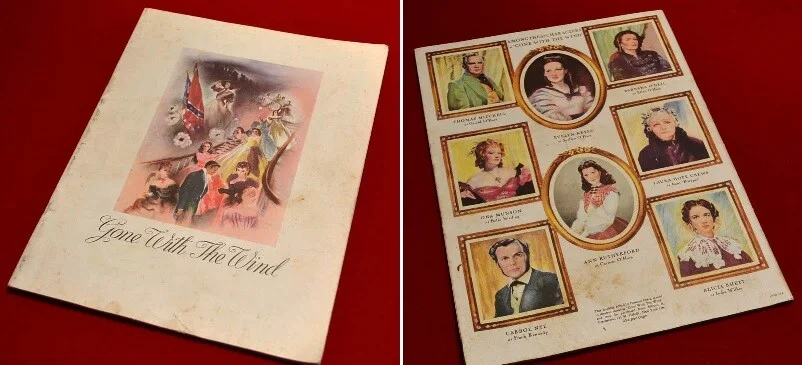DAVID O. SELZNICK — GONE WITH THE WIND Signed DAVID O SELZNICK, Frame COA 1939 Program Theatre BRICK, image 5