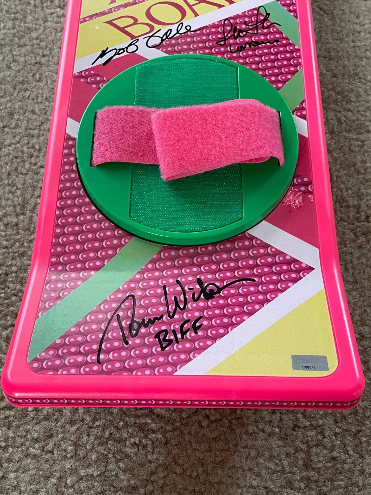 Michael J Fox — Back to the Future Cast Signed Hoverboard with Celebrity Authentics COA 4x Mcfly, image 3