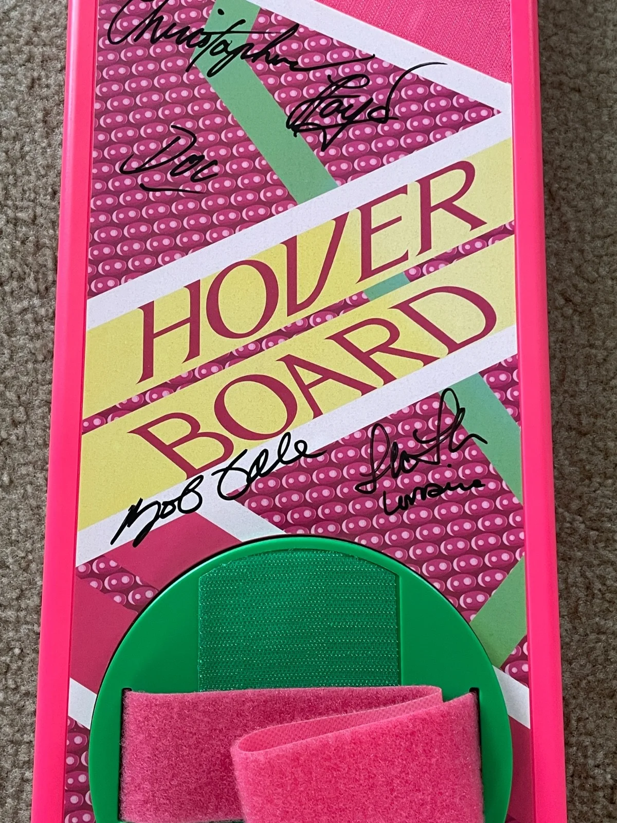 Michael J Fox — Back to the Future Cast Signed Hoverboard with Celebrity Authentics COA 4x Mcfly, image 4