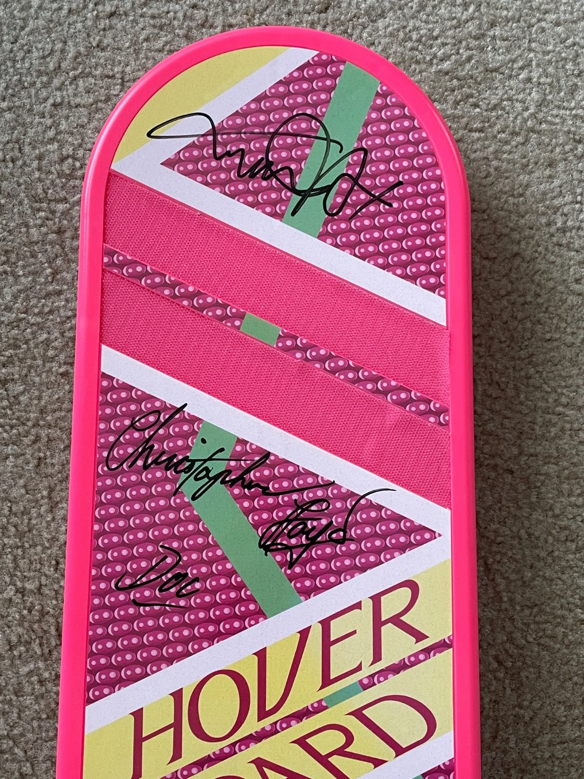 Michael J Fox — Back to the Future Cast Signed Hoverboard with Celebrity Authentics COA 4x Mcfly, image 5