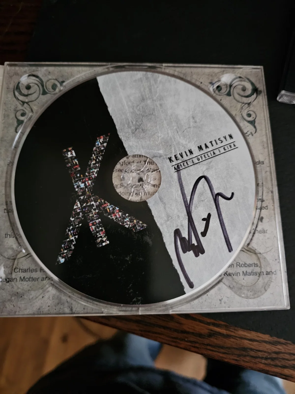 Kevin Matisyn Alice Ophelia Kira Signed CD & Booklet solo Evans Blue Parabelle, image 2