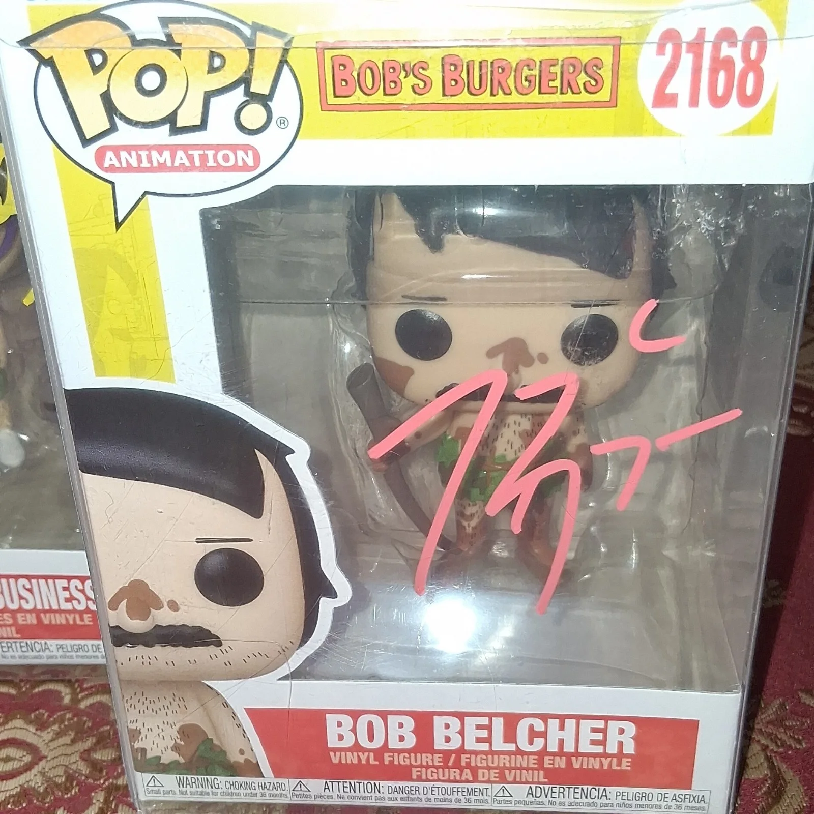 Megan Mullally — Funko Pop Bob's Burgers Signed Bob Belcher & Gayle Figures VS Autographs, image 2
