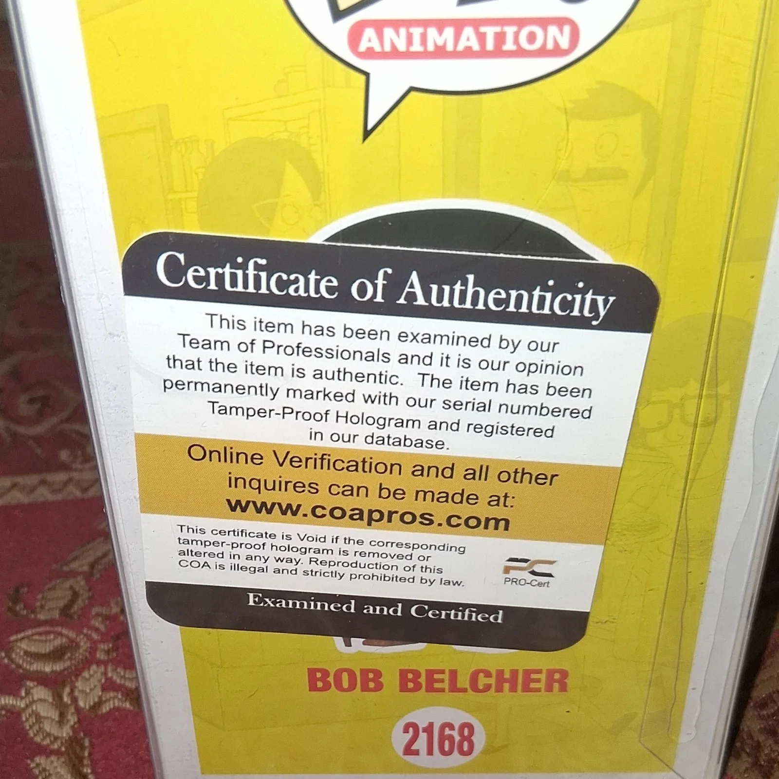 Megan Mullally — Funko Pop Bob's Burgers Signed Bob Belcher & Gayle Figures VS Autographs, image 3