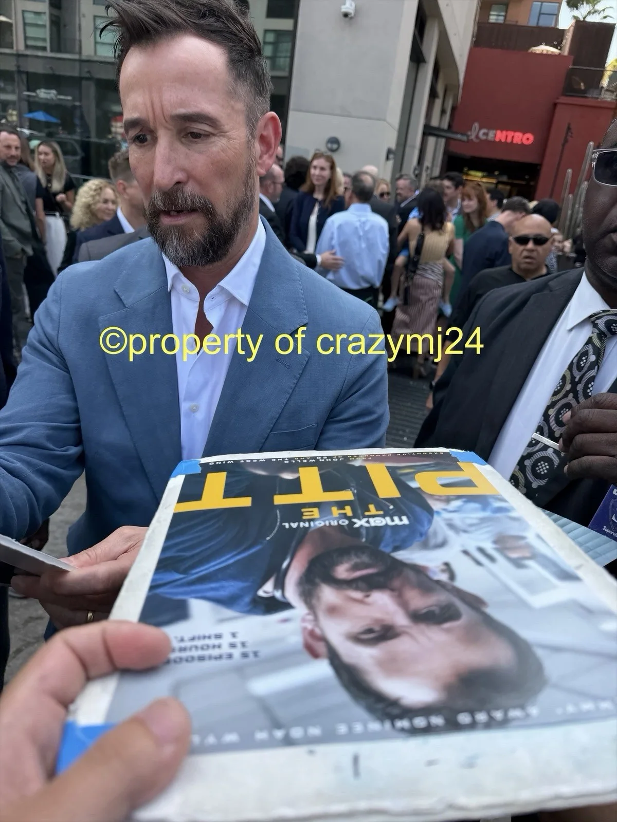 Noah Wyle Signed The Pitt HBO 8x10 Poster ER Autograph Exact Proof SWAU COA, image 3