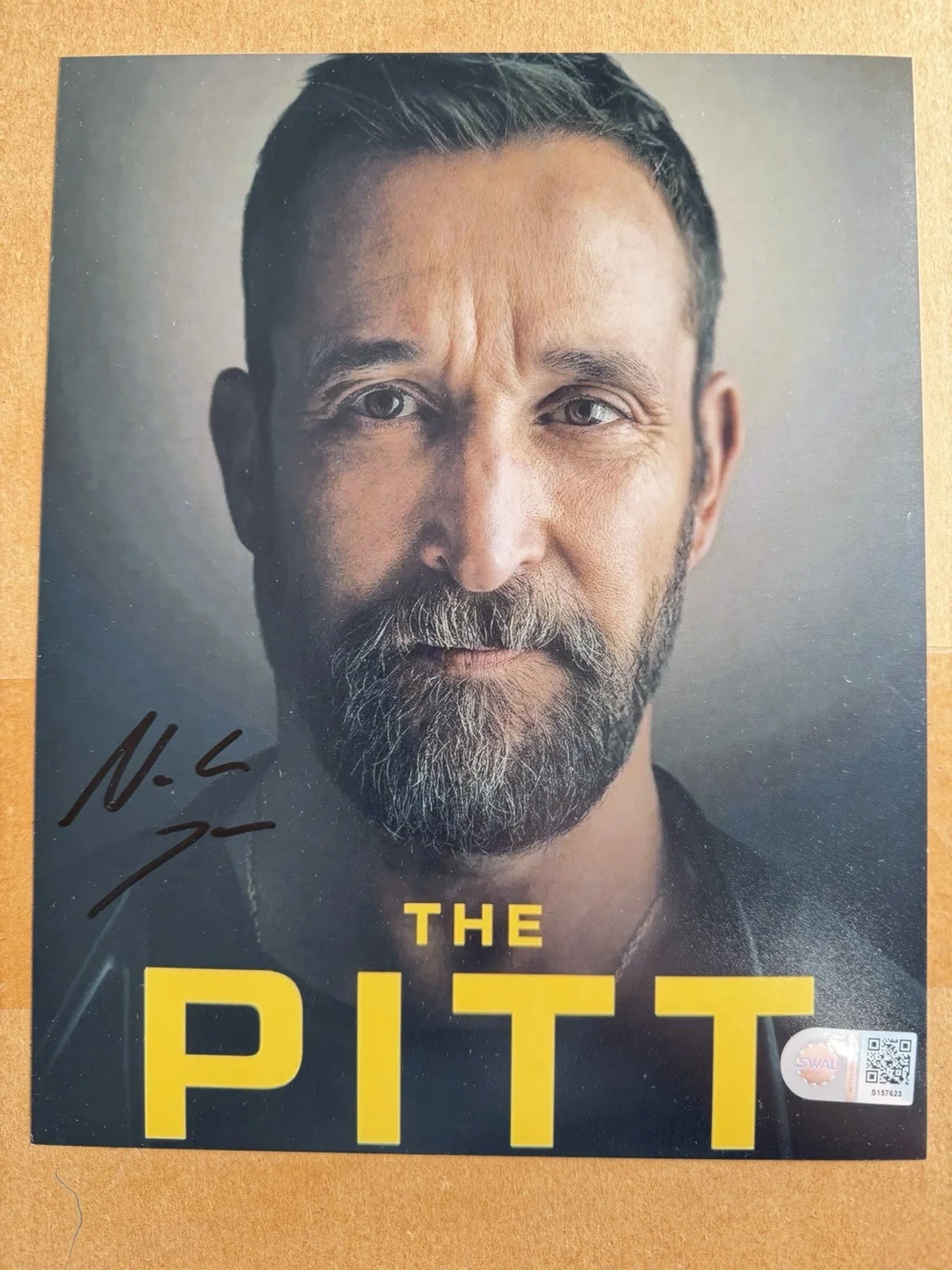 Noah Wyle Signed The Pitt HBO 8x10 Poster ER Autograph Exact Proof SWAU COA, image 2