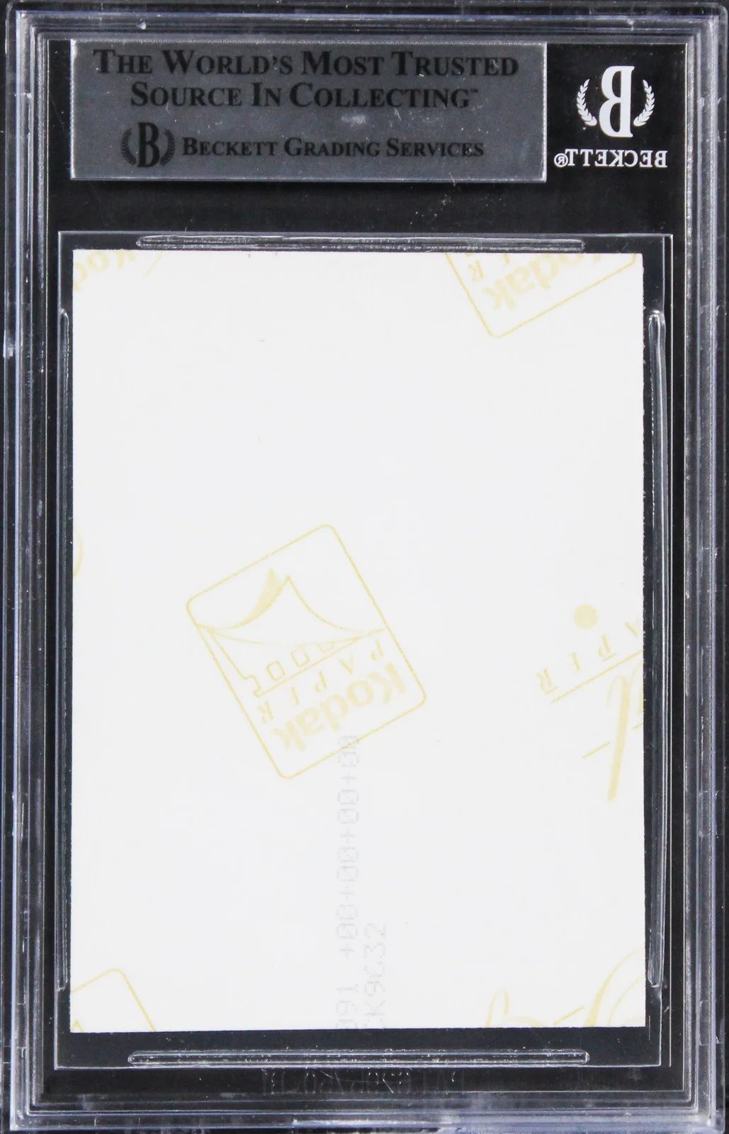 Olver Ford Davies — Oliver Ford Davies Star Wars Authentic Signed Custom Trading Card BAS Slabbed, image 2