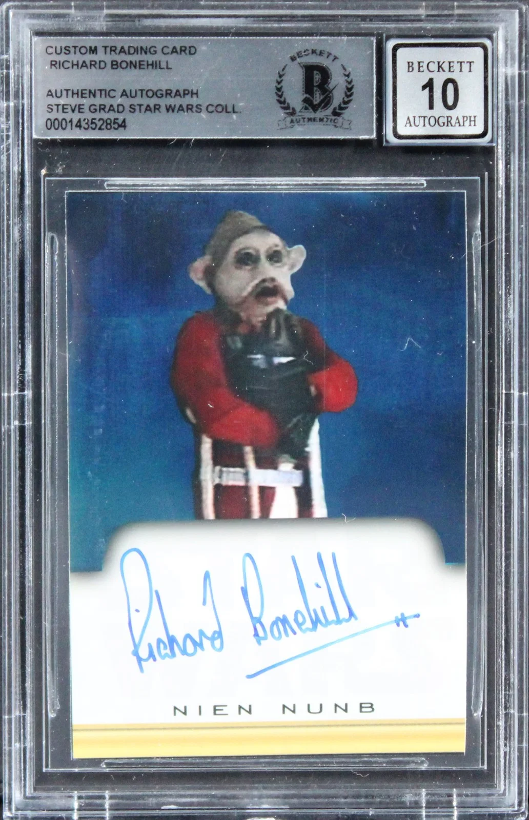 Richard Bonehill — Richard Bonehill Star Wars Signed Custom Trading Card Auto 10! BAS Slabbed 3