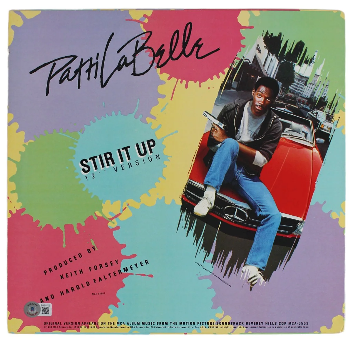 Patti LaBelle — Patti LaBelle Authentic Signed Stir It Up Album Cover Autographed BAS #BG90709, изображение 3