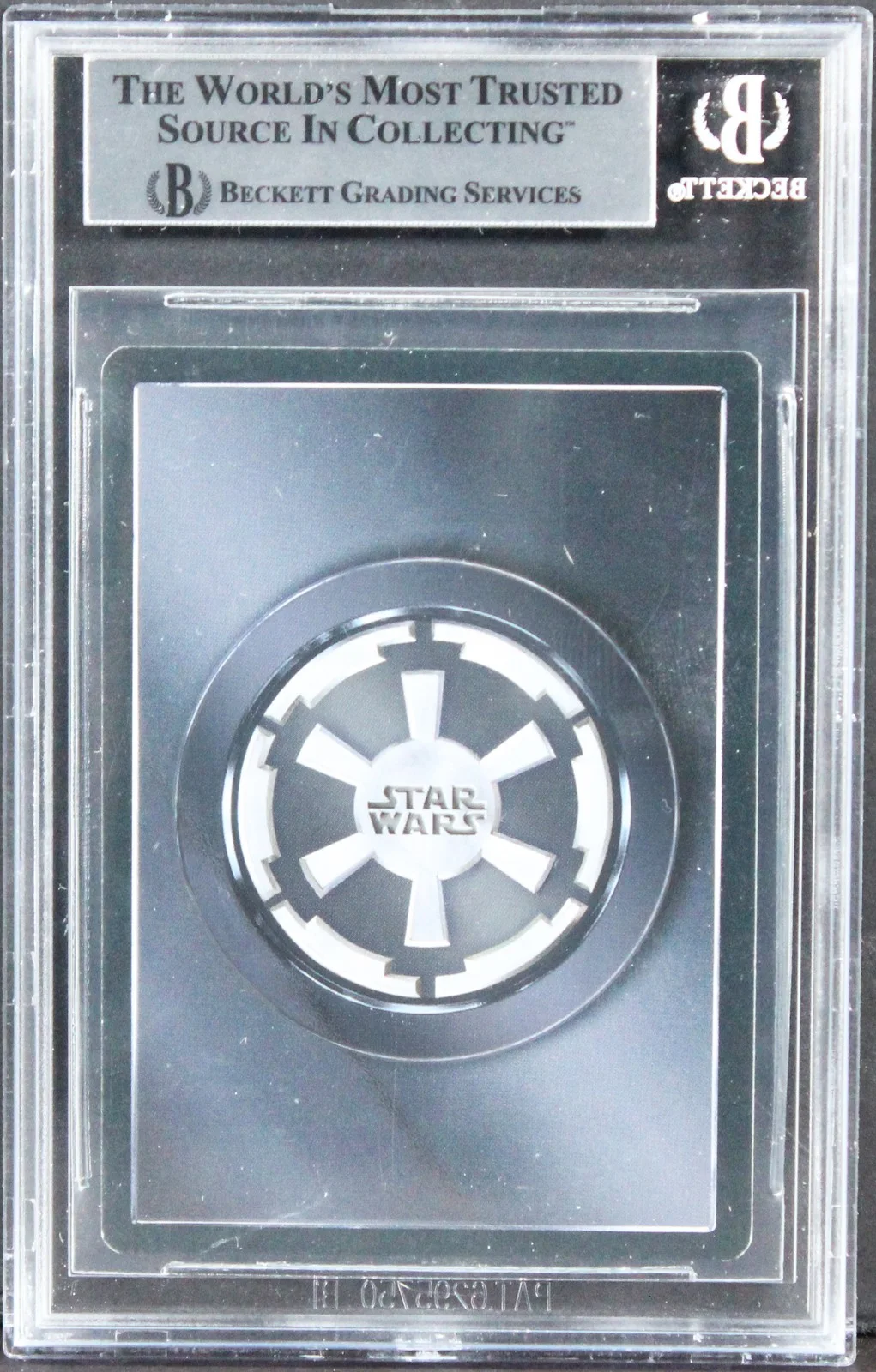 Rick Baker, Stuart Freeborn — Star Wars (2) Baker & Freeborn Signed 1996 SW A New Hope #1 Card BAS Slabbed, image 2