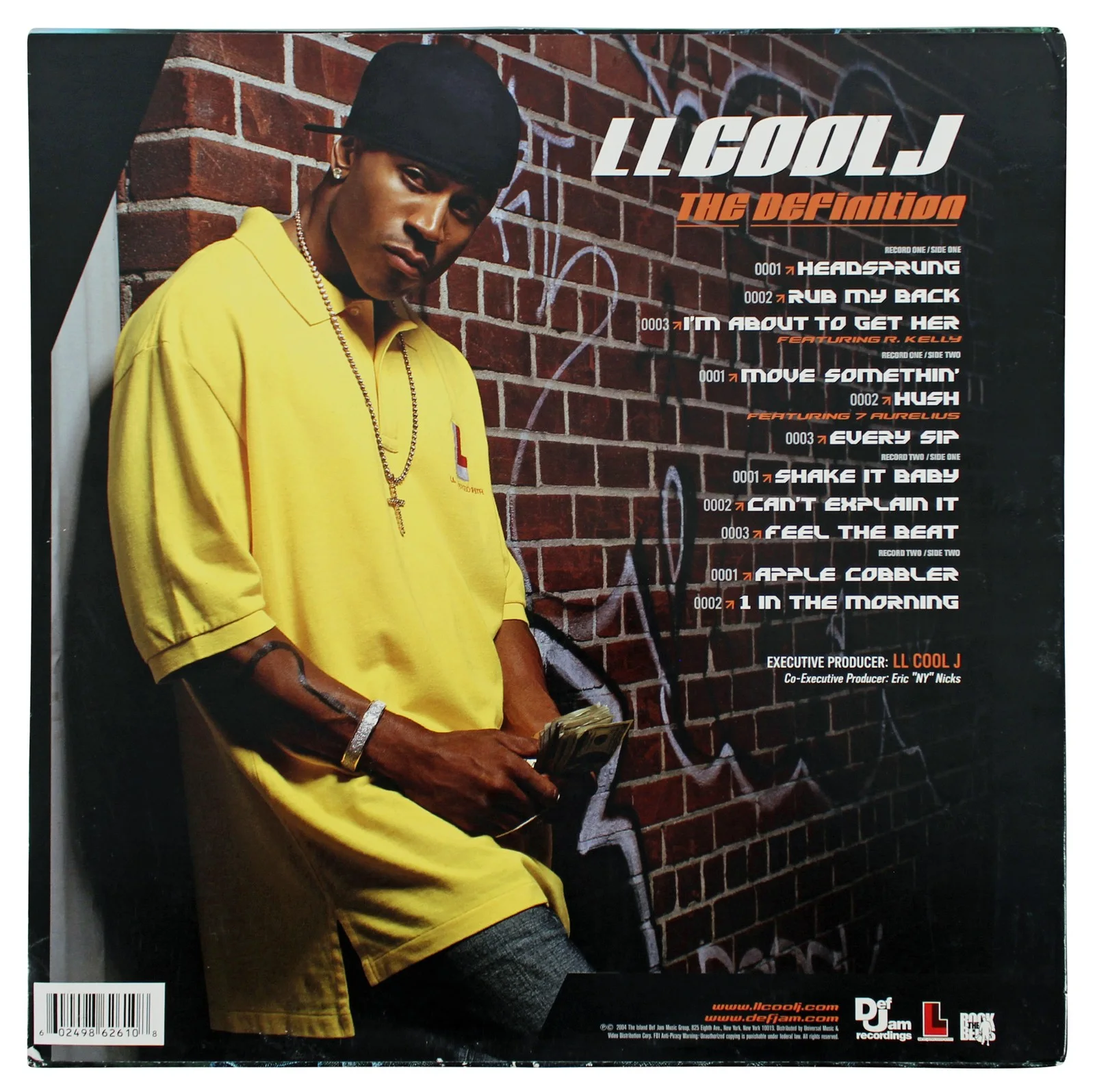 L.L. Cool J — L.L. Cool J. Authentic Signed The Definition Album Cover BAS #BP32623, изображение 3