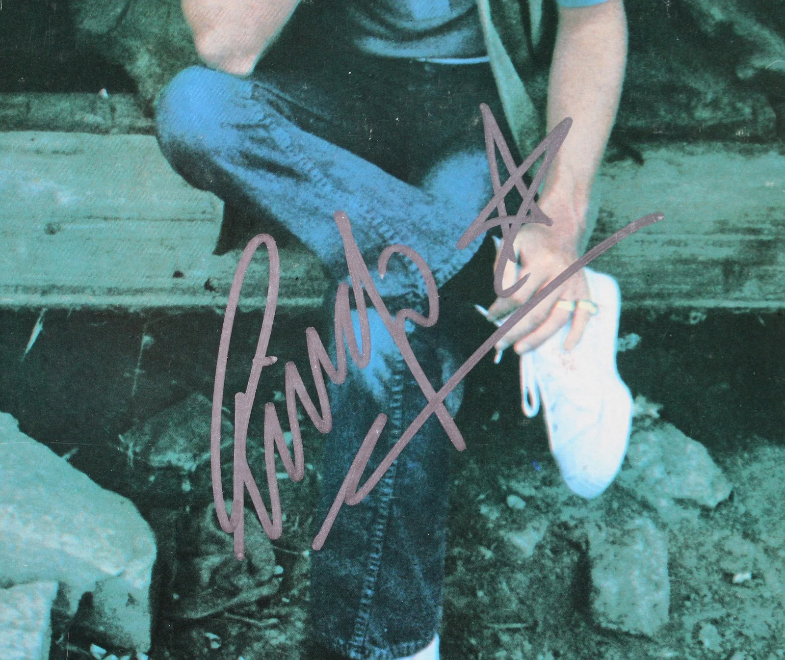 Ringo Starr — Ringo Starr Signed Beaucoups of Blues Album Cover W/ Vinyl BAS #AE31478, изображение 3