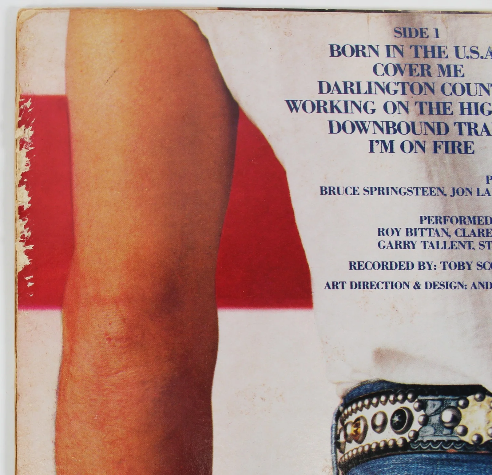 Bruce Springsteen — Bruce Springsteen Signed Born In The USA Album Cover W/ Vinyl BAS #A68010, изображение 4