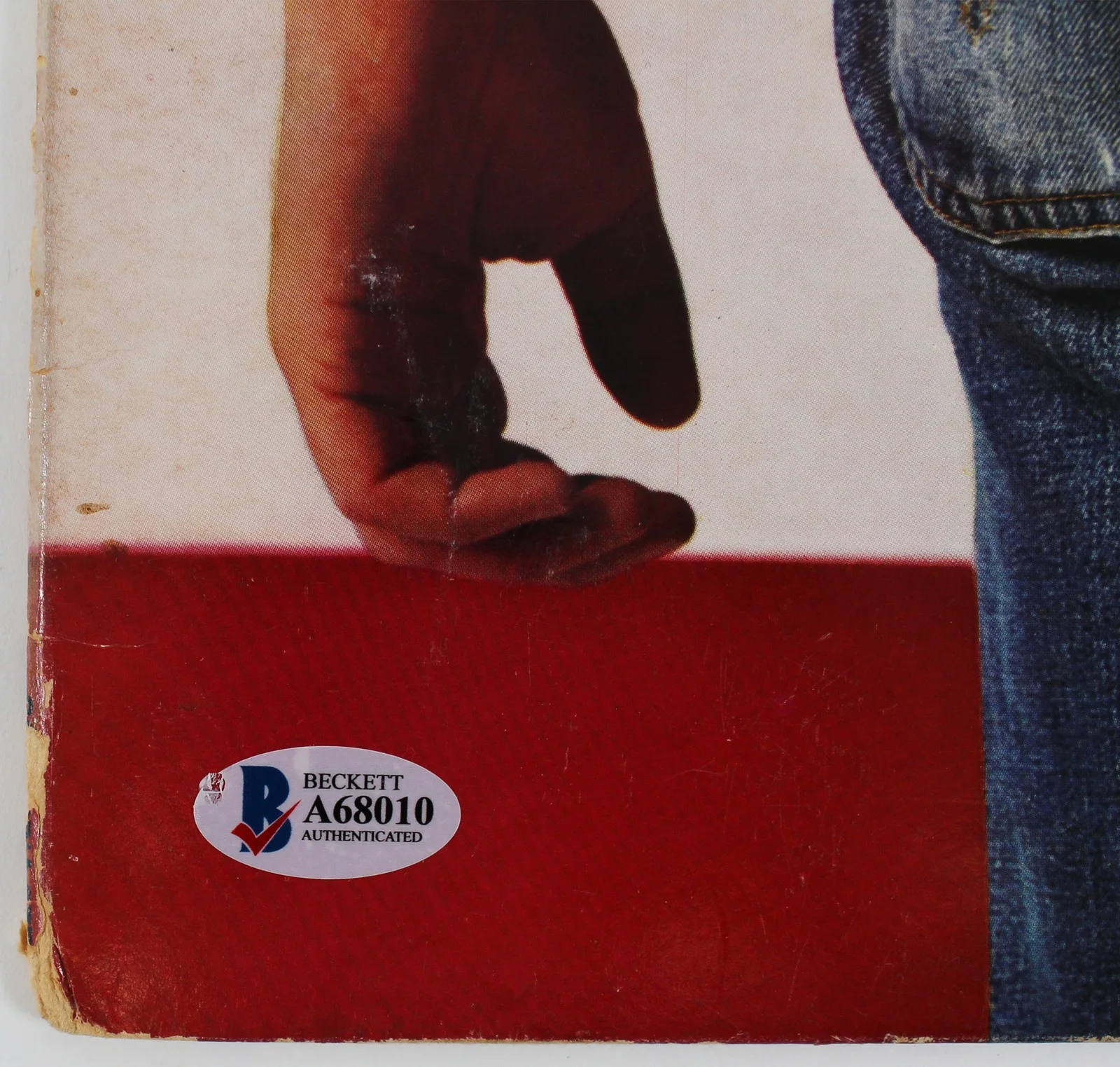 Bruce Springsteen — Bruce Springsteen Signed Born In The USA Album Cover W/ Vinyl BAS #A68010, изображение 5