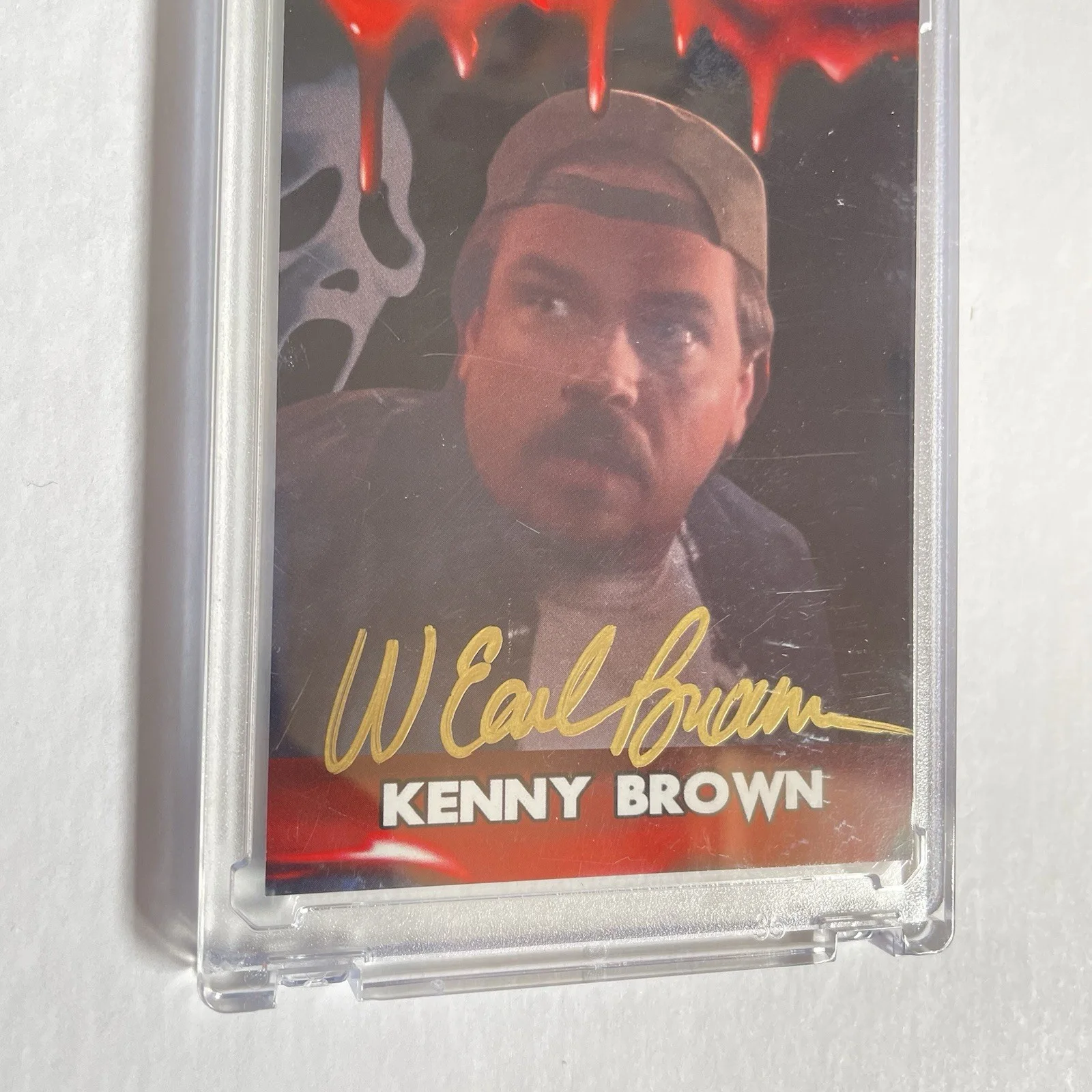W. Earl Brown — W. Earl Brown Signed Autograph Scream Movie Trading Card Beckett COA, image 2