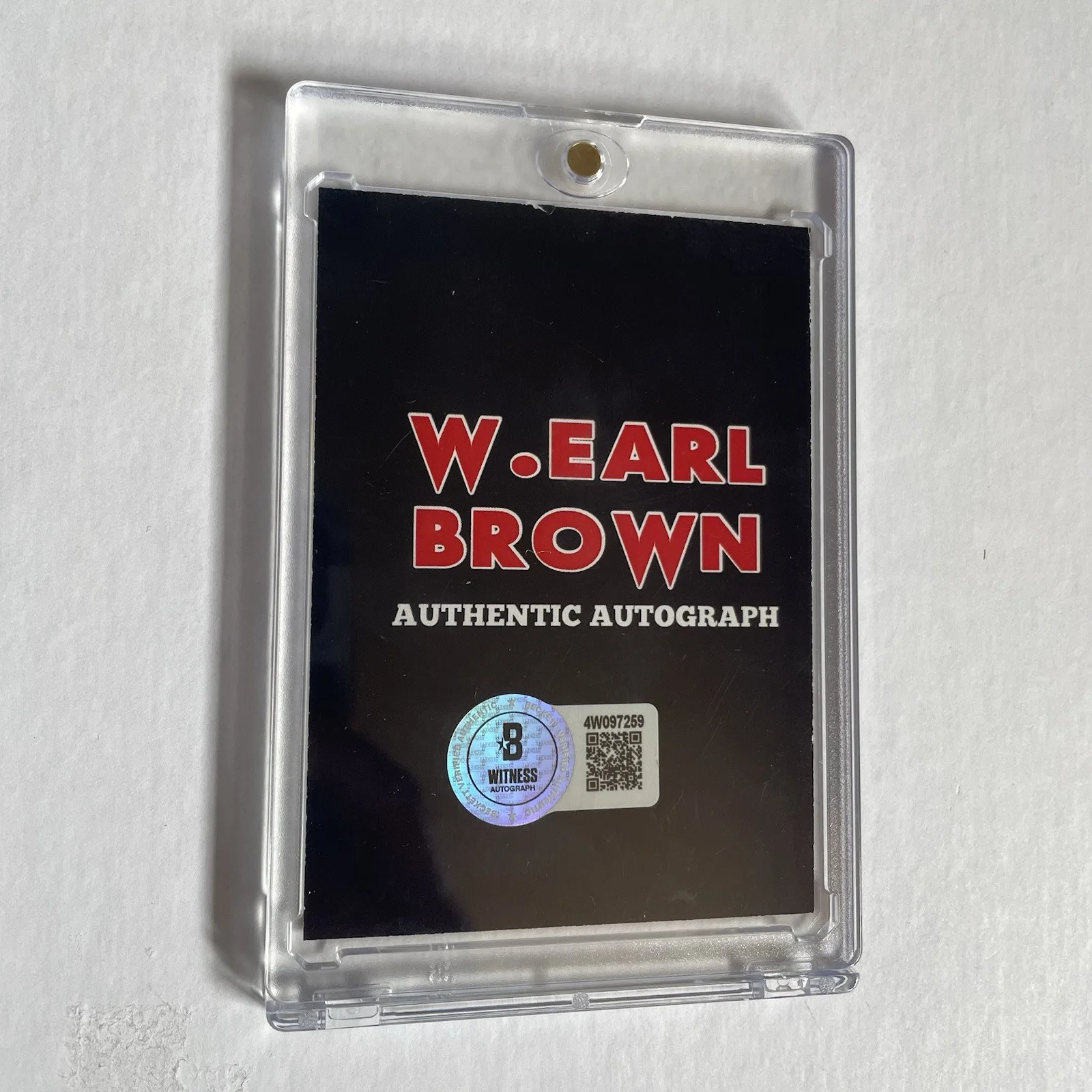 W. Earl Brown — W. Earl Brown Signed Autograph Scream Movie Trading Card Beckett COA, image 3
