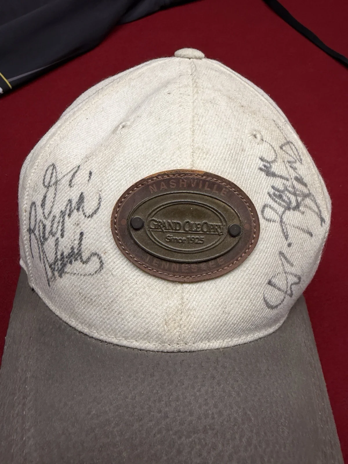 Grand Ol Opera Dr Ralph Stanley Autographed Hat Bluegrass Music Signed, image 4