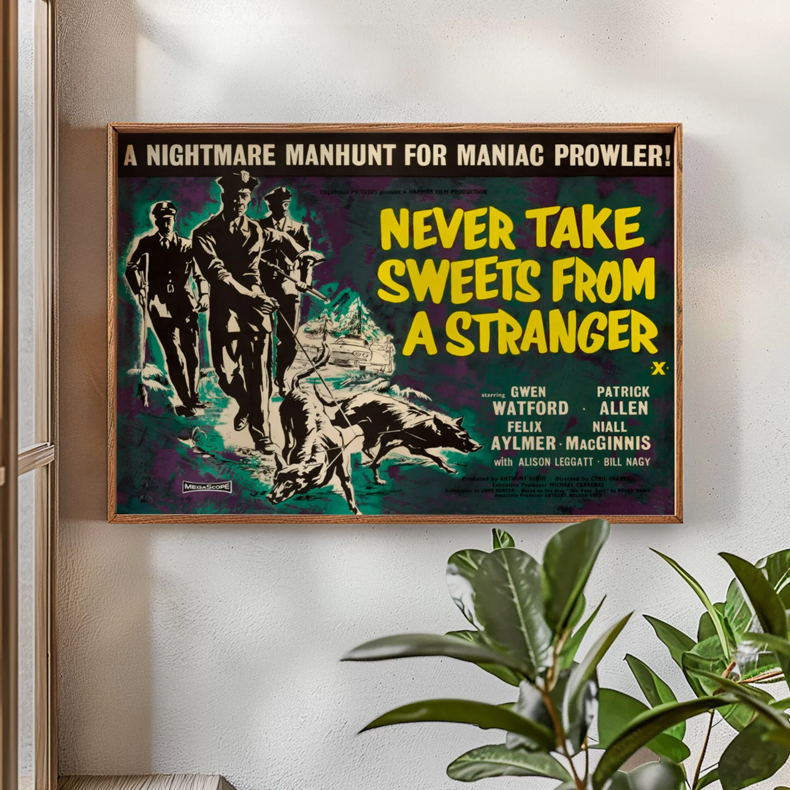 Never Take Sweets From A Stranger - 1960 Crime Restored 30" x 40" UK Quad Poster, image 2