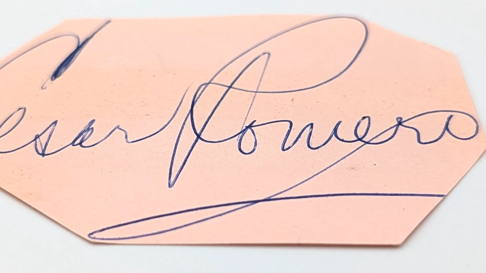 Cesar Romero — Cesar Romero Autograph Signed Vintage Cut The Joker Batman 1966 TV Legend, изображение 3