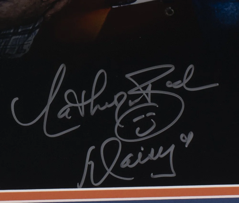 Catherine Bach — Schneider Wopat Bach Signed Framed 16x20 Dukes of Hazzard General Lee Photo JSA, изображение 3