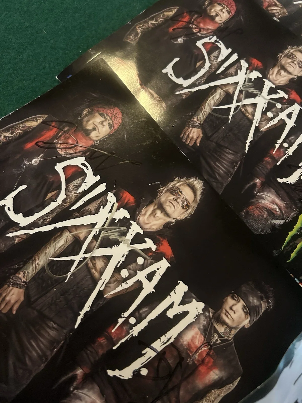 Sixx AM Anthrax Like A Storm Signed Band Monster Energy Promo Photo Lot, изображение 2