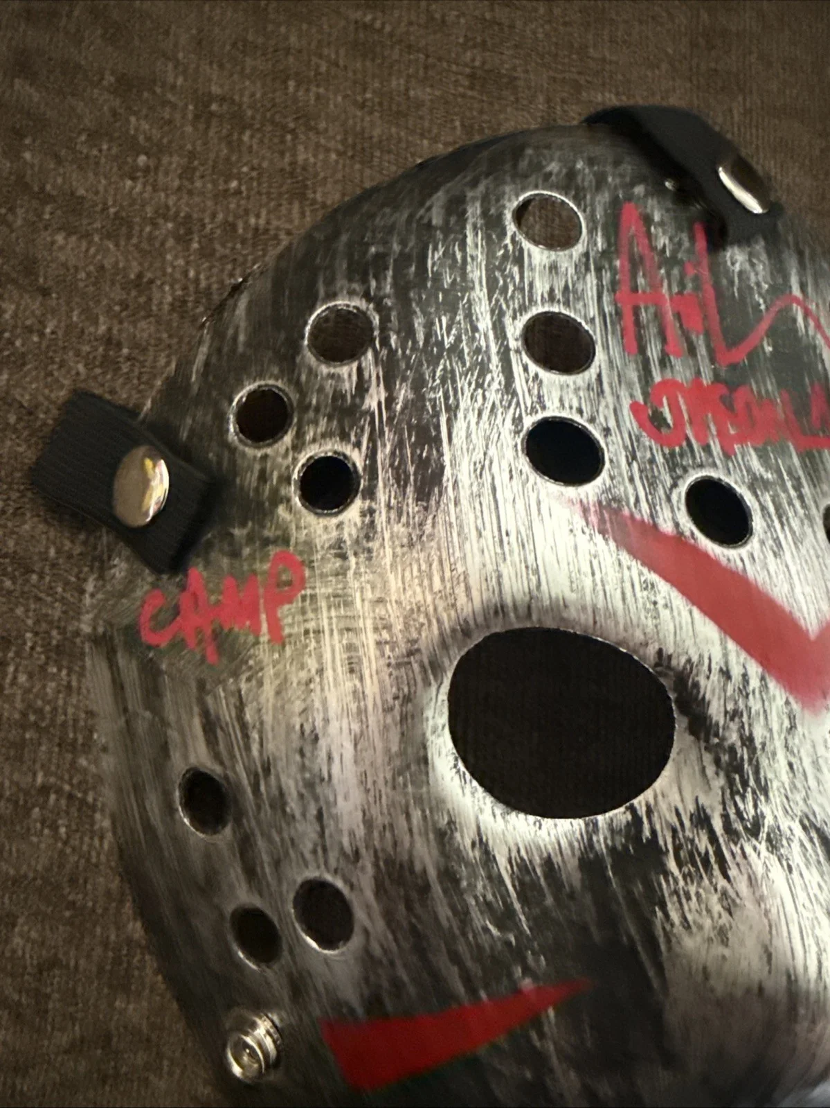 Ari Lehman — STUNNING Friday The 13th "Camp Killer & Jason 1” Ari Lehman Signed Jason Mask BA, image 2