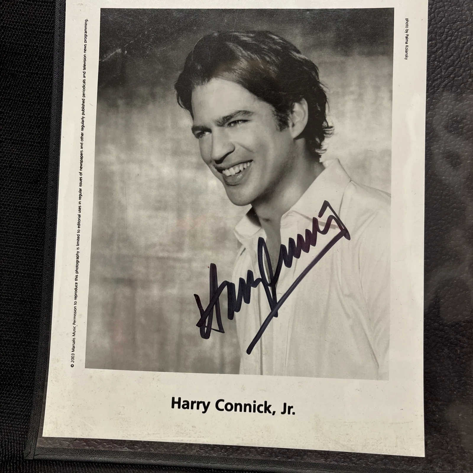 Harry Connick Jr — Harry Connick Jr. Signed Autographed 8 x 10 Photo 2003 New Orleans Native