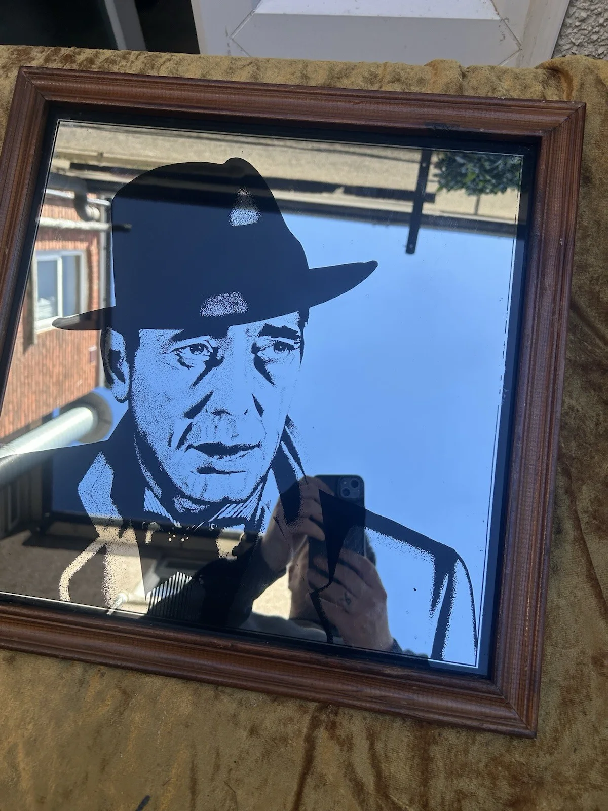 Humphrey Bogart Casablanca Picture Mirror Retro Vintage 1940's Film Nostalgia, изображение 4