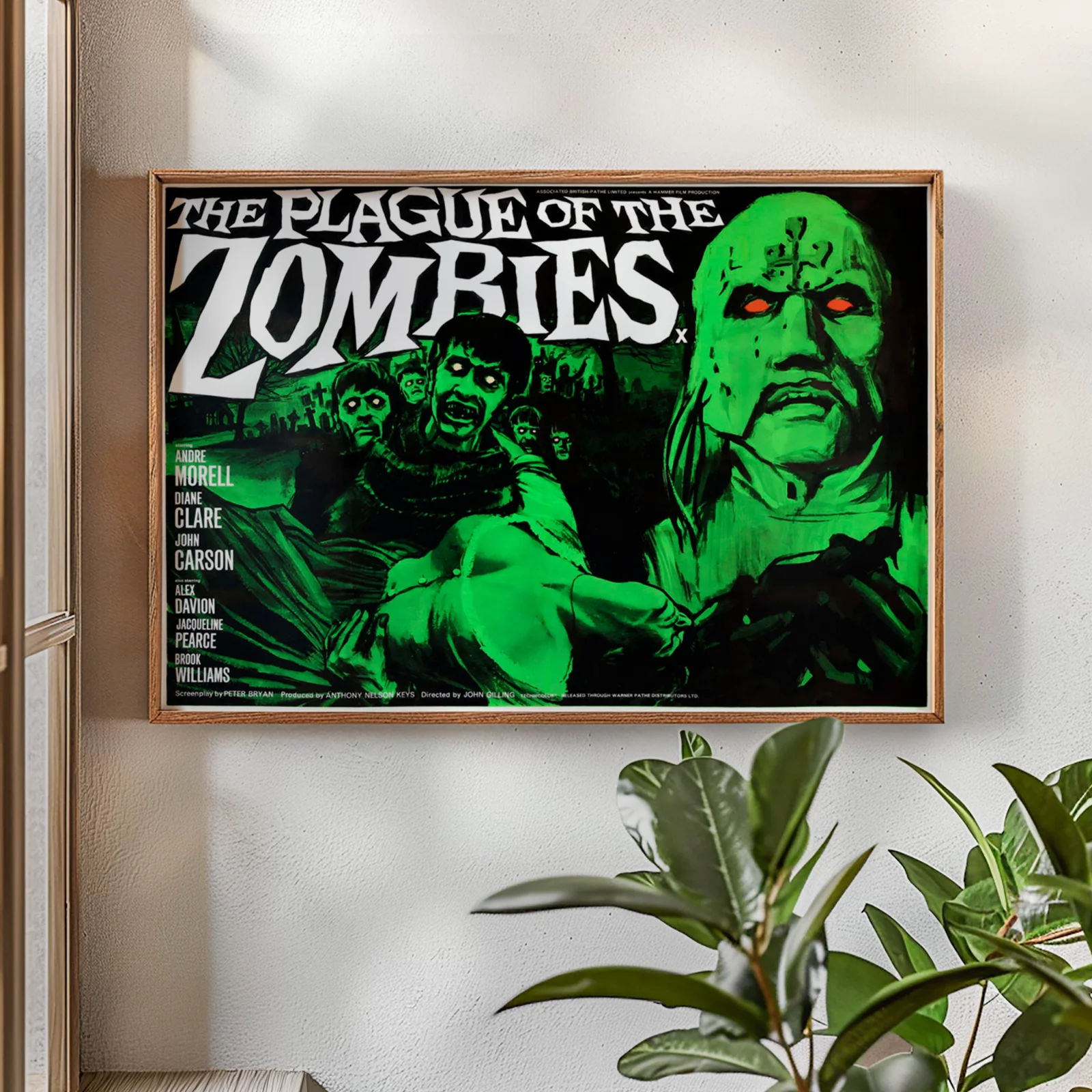 Plague Of The Zombies - 1966 Hammer Horror Restored 30" x 40" UK Quad Poster, изображение 2