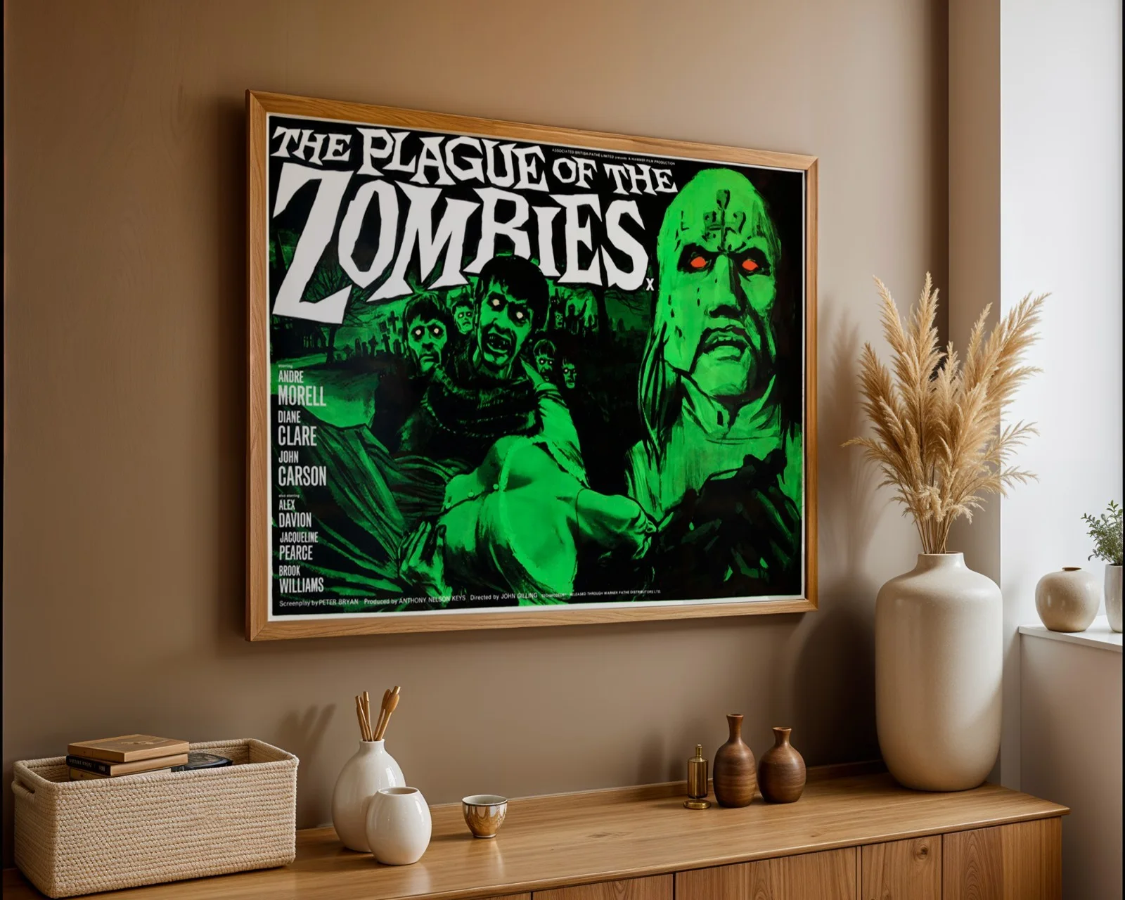 Plague Of The Zombies - 1966 Hammer Horror Restored 30" x 40" UK Quad Poster, изображение 3