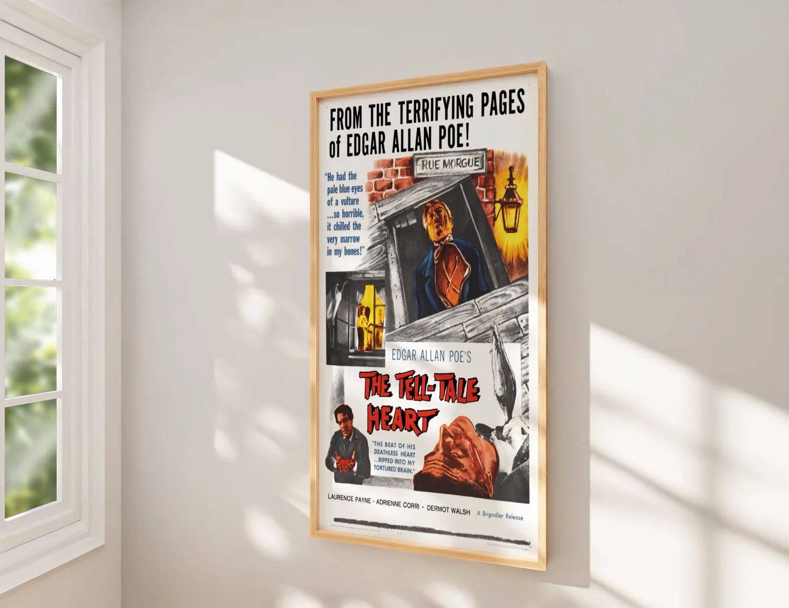 The Tell-Tale Heart - 1960 Horror Drama Restored 27.2" x 41" US One Sheet, изображение 2