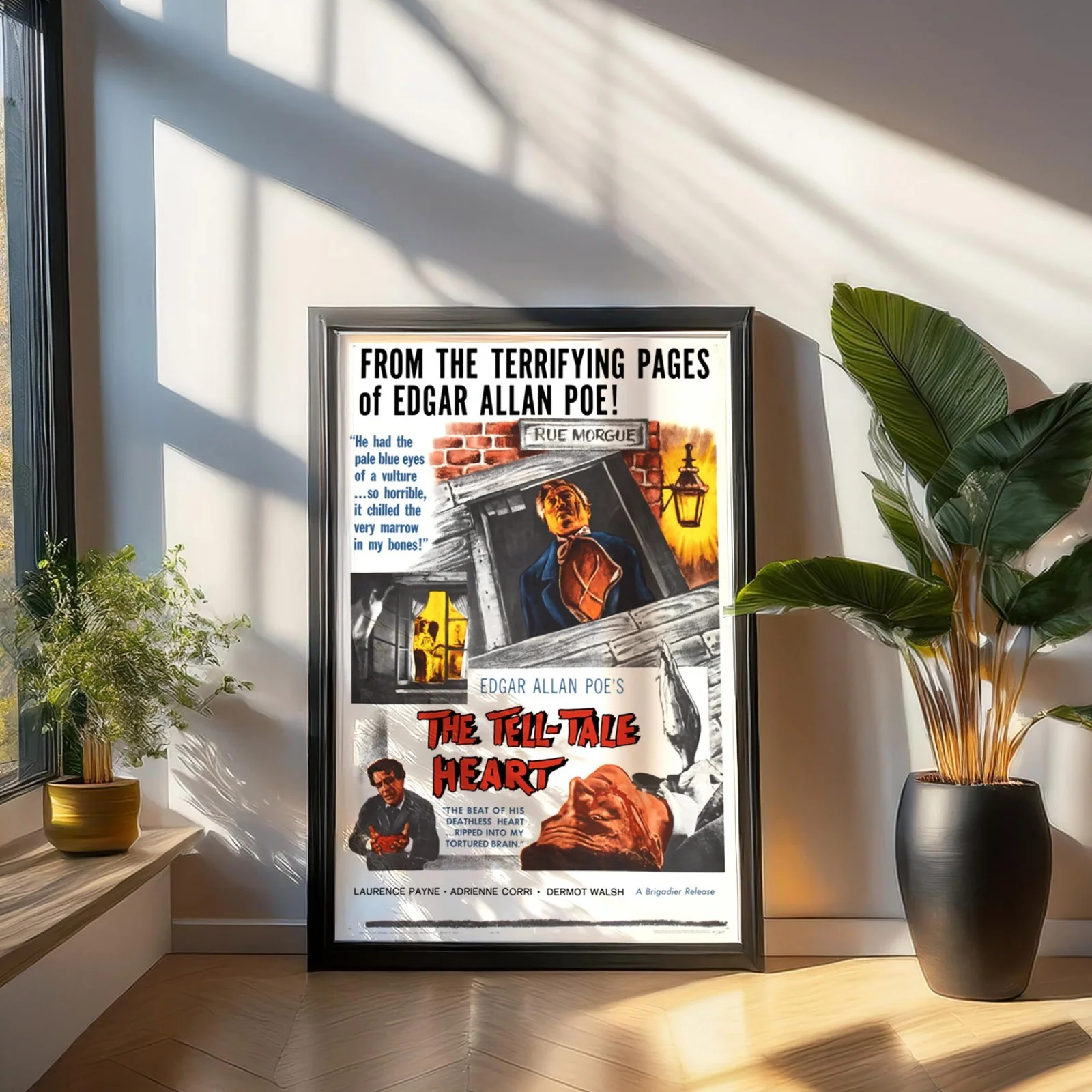The Tell-Tale Heart - 1960 Horror Drama Restored 27.2" x 41" US One Sheet, изображение 3