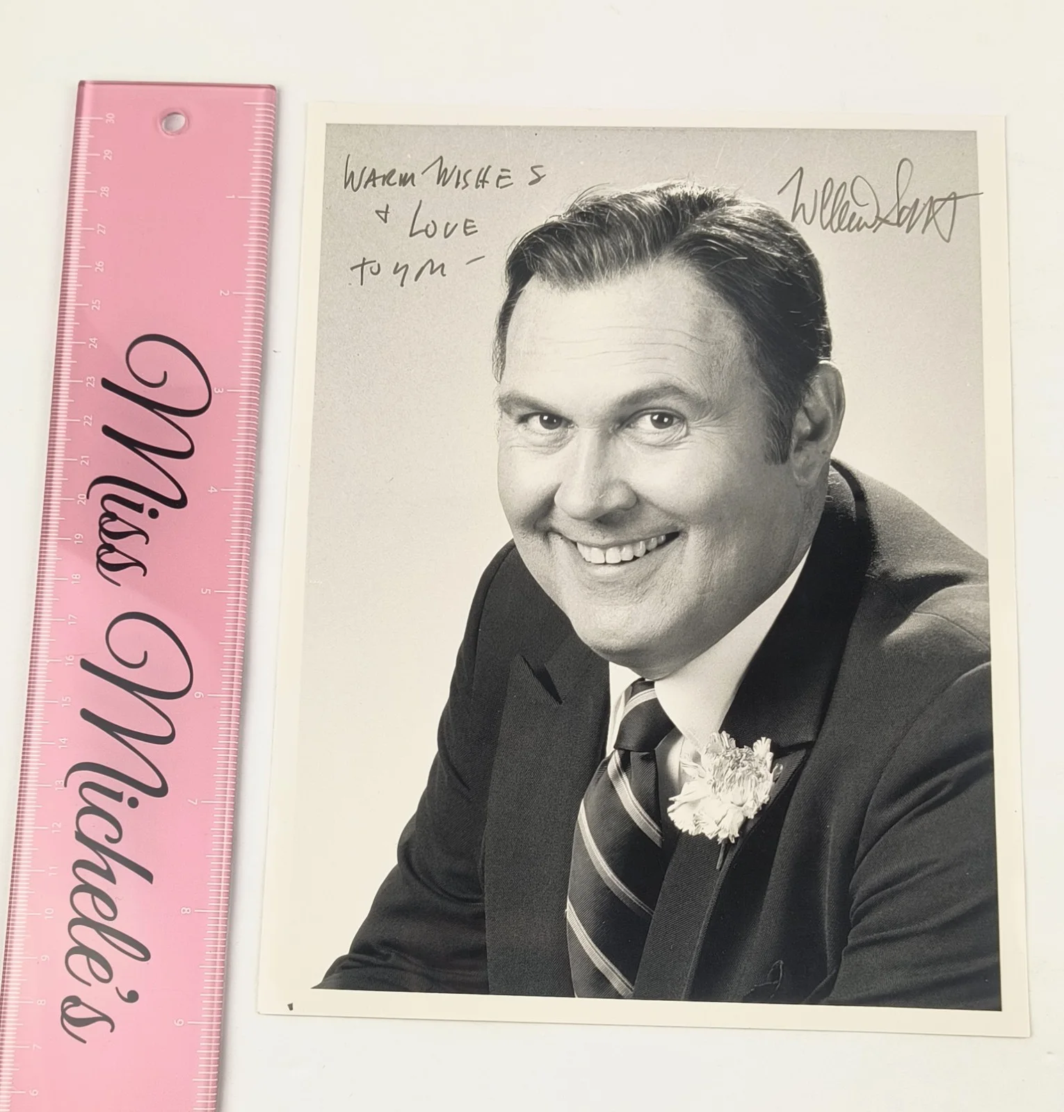 Vintage 1989 Willard Scott Signed Photo and Auction Donation Letter NBC News L2, изображение 3