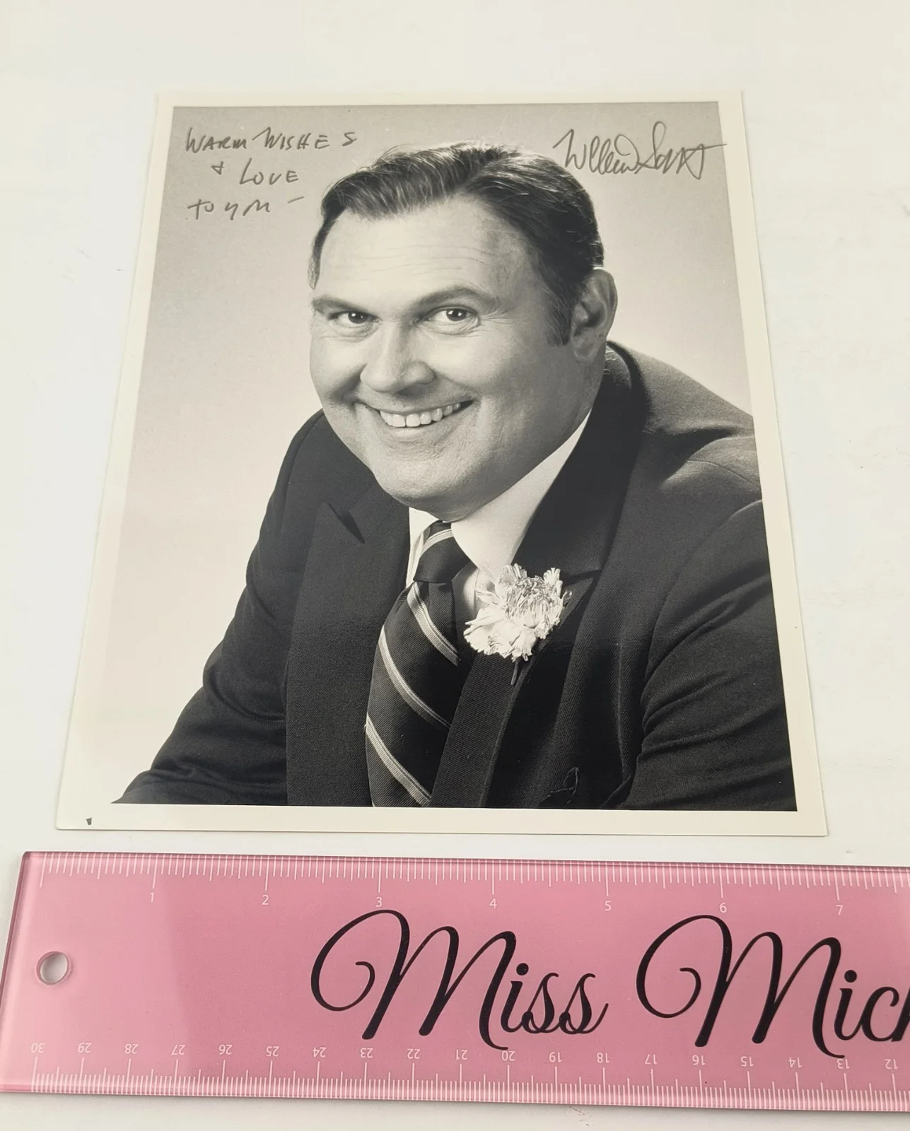 Vintage 1989 Willard Scott Signed Photo and Auction Donation Letter NBC News L2, изображение 4