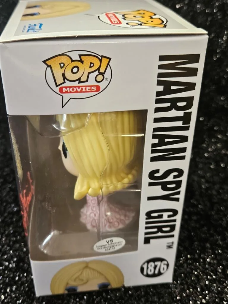 LISA MARIE SMITH MARTIAN SPY GIRL — LISA MARIE SMITH HAND SIGNED AUTOGRAPHED FUNKO POP MARS ATTACK SPY GIRL W/ COA 2, изображение 5
