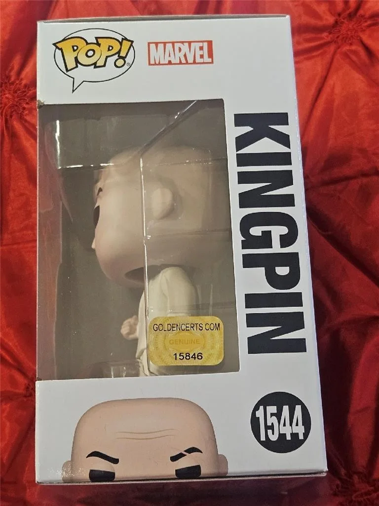 VINCENT D'ONOFRINO — VINCENT D'ONOFRINO KINGPIN DAREDEVIL SIGNED AUTOGRAPHED FUNKO POP! 1544 COA 2, изображение 4