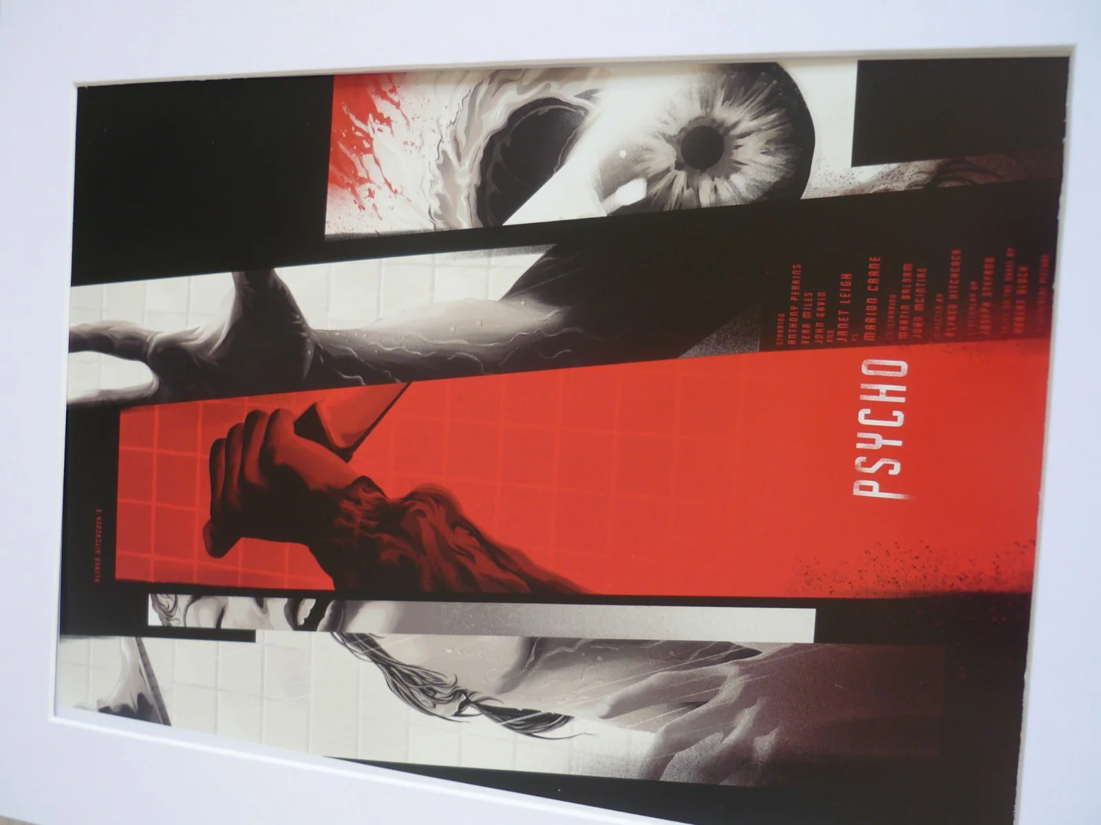 14x11 mounted Film poster set alfred hitchcock x2 the birds psycho, изображение 3