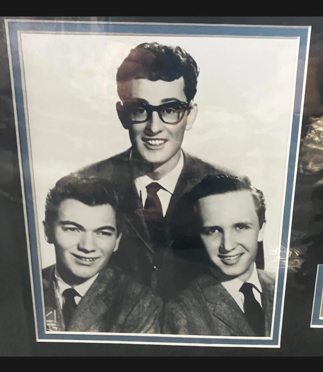 Buddy Holly Signed Framed Cut With Photo and Record, image 5