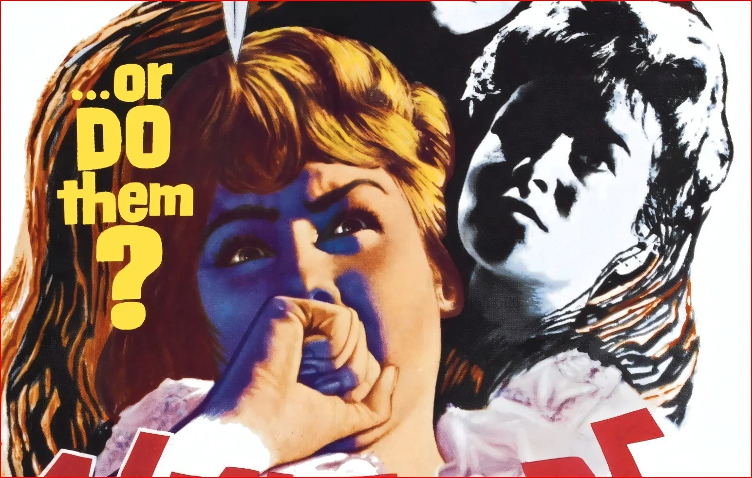 Nightmare 1964 - Psychological Hammer Horror Restored 27.2" x 41" US One Sheet, изображение 5