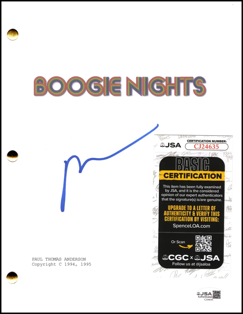 Paul Thomas Anderson — Paul Thomas Anderson Signed Autograph Boogie Nights Script Screenplay w/ JSA COA, image 2