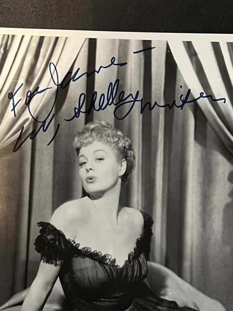 Shelley Winters — SHELLEY WINTERS Hand Signed 8"x10" B&W Photo, image 2