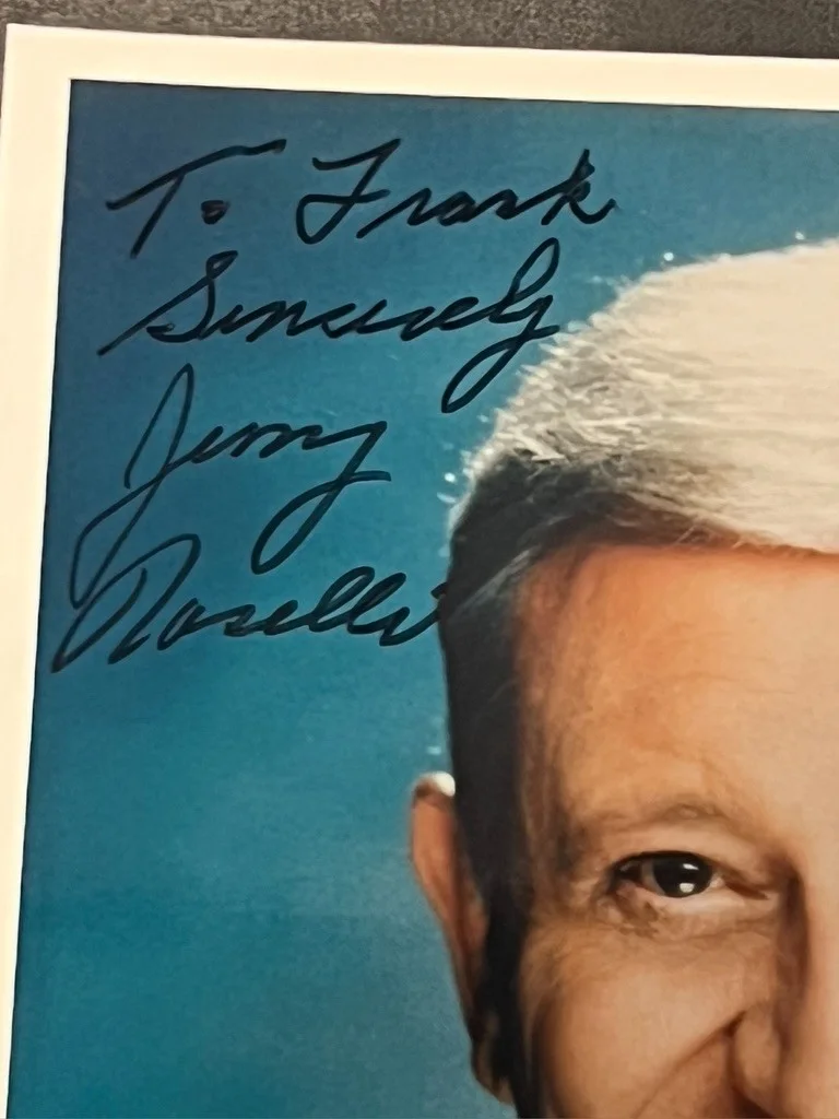 Jimmy Roselli 8x10 Inscribed To Frank Photo Hand Signed, image 2
