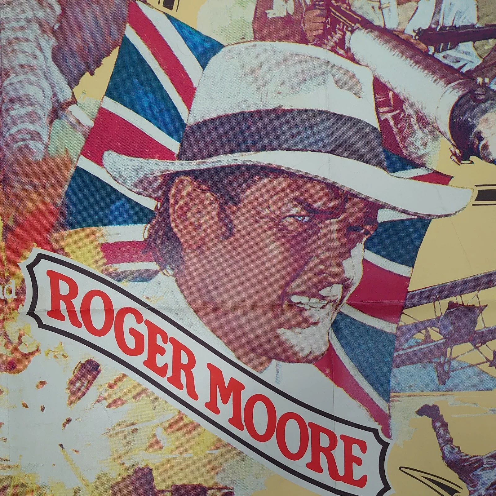 Shout At The Devil Original British 1976 Quad Poster Very Good Condition Folded, image 3