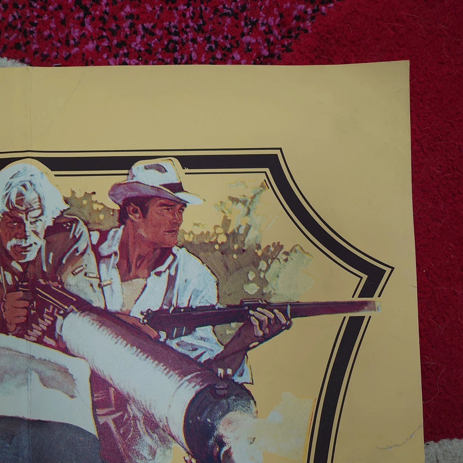 Shout At The Devil Original British 1976 Quad Poster Very Good Condition Folded, image 5