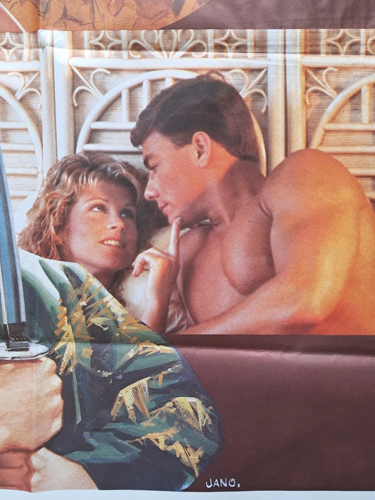 Bloodsport ORIGINAL Spanish '88 POSTER Jean Claude Van Damme Jano kickboxing art, изображение 3