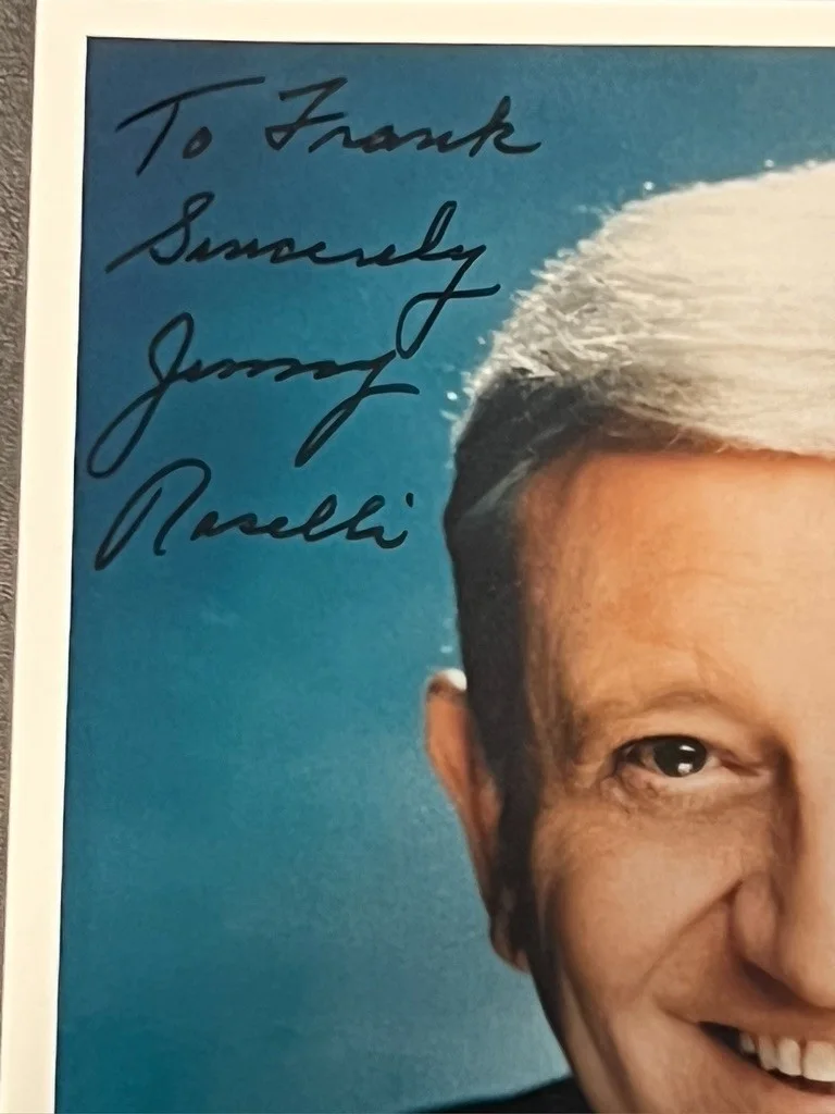 Jimmy Roselli 8x10 Inscribed To Frank Photo Hand Signed, image 2