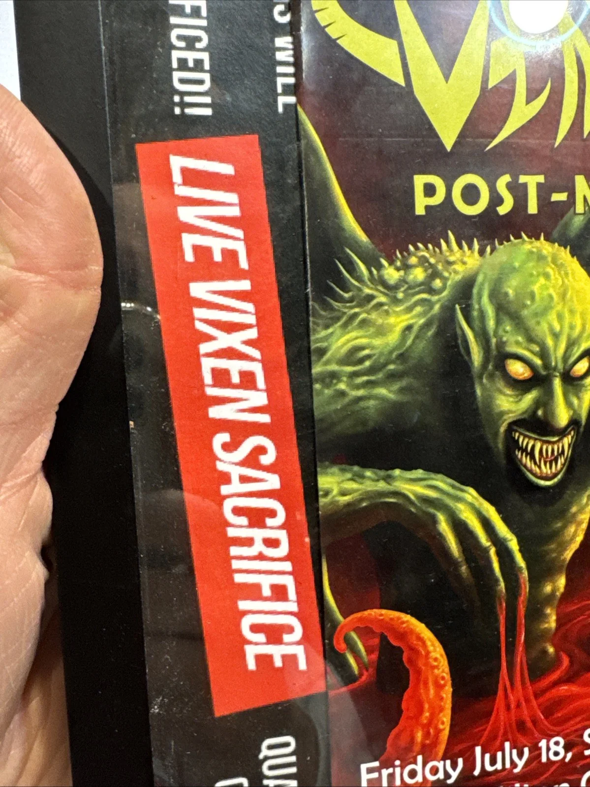 Sandy Petersen Signed Venger Con IV "Needs More Tentacles" Poster, image 5