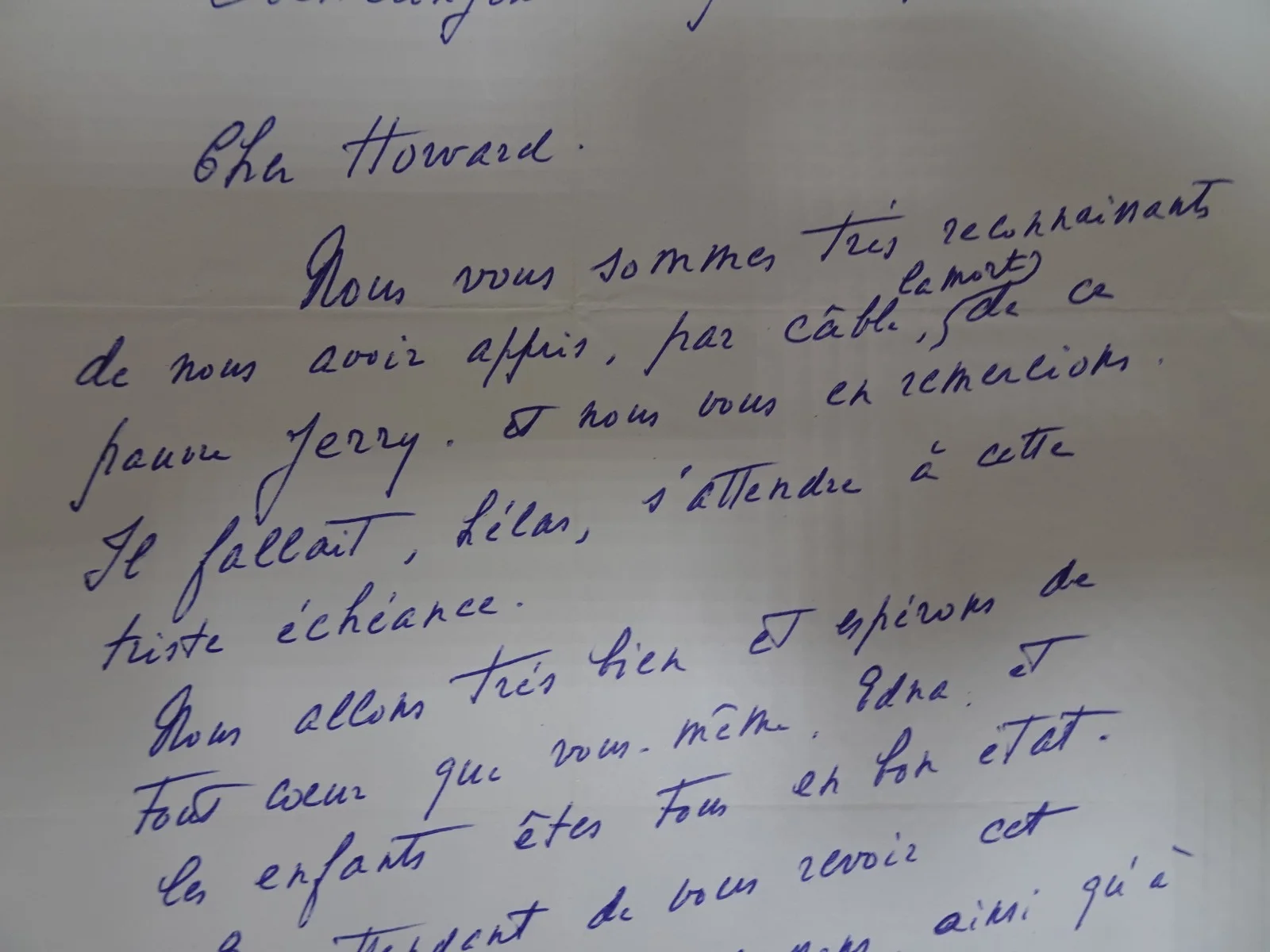 Paul Paray — Paul Paray French Conductor Autograph Letter to Symphony Manager Harrington, изображение 3